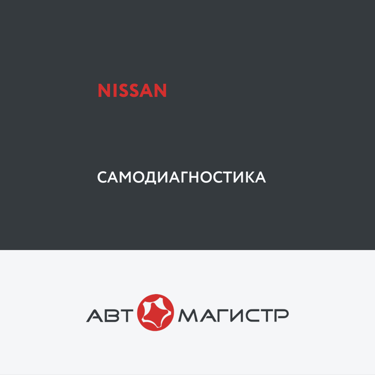 Самодиагностика автомобилей Nissan